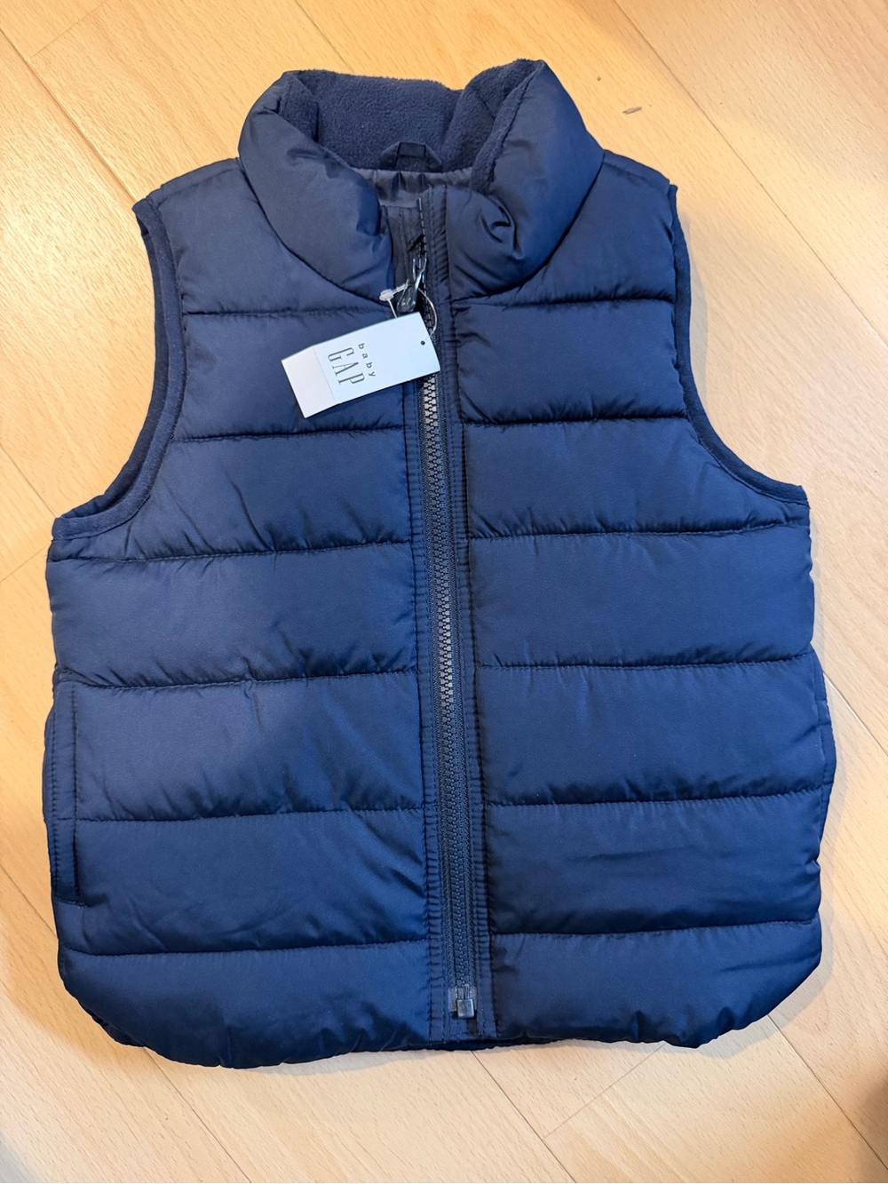 GAP Kids Quilted Navy Blue Puffer Vest